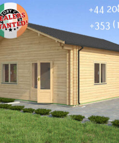 Insulated Twin Skin Multiroom Log Cabin - 6.0m x 8.0m - FC 3102