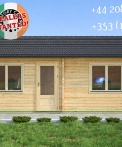 Insulated Twin Skin Multiroom Log Cabin - 7.0m x 4.5m - FC 3118