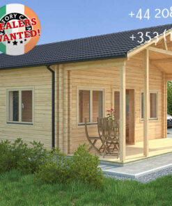 Insulated Twin Skin Multiroom Log Cabin - 6.0m x 7.7m - FC 3100