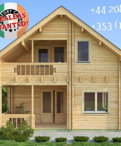 Insulated Twin Skin Multiroom Log Cabin - 6.0m x 9.0m - FC 3111