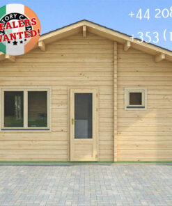 Insulated Twin Skin Multiroom Log Cabin - 5.5m x 5.7m - FC 3087