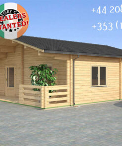 Insulated Twin Skin Multiroom Log Cabin - 8.5m x 9.0m - FC 3093